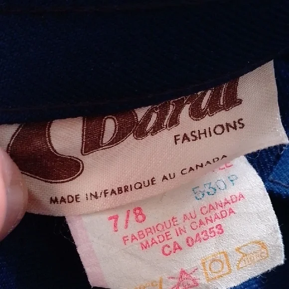 Vintage 90s Women's Blue Wide Leg Pants - Picture 2 of 8